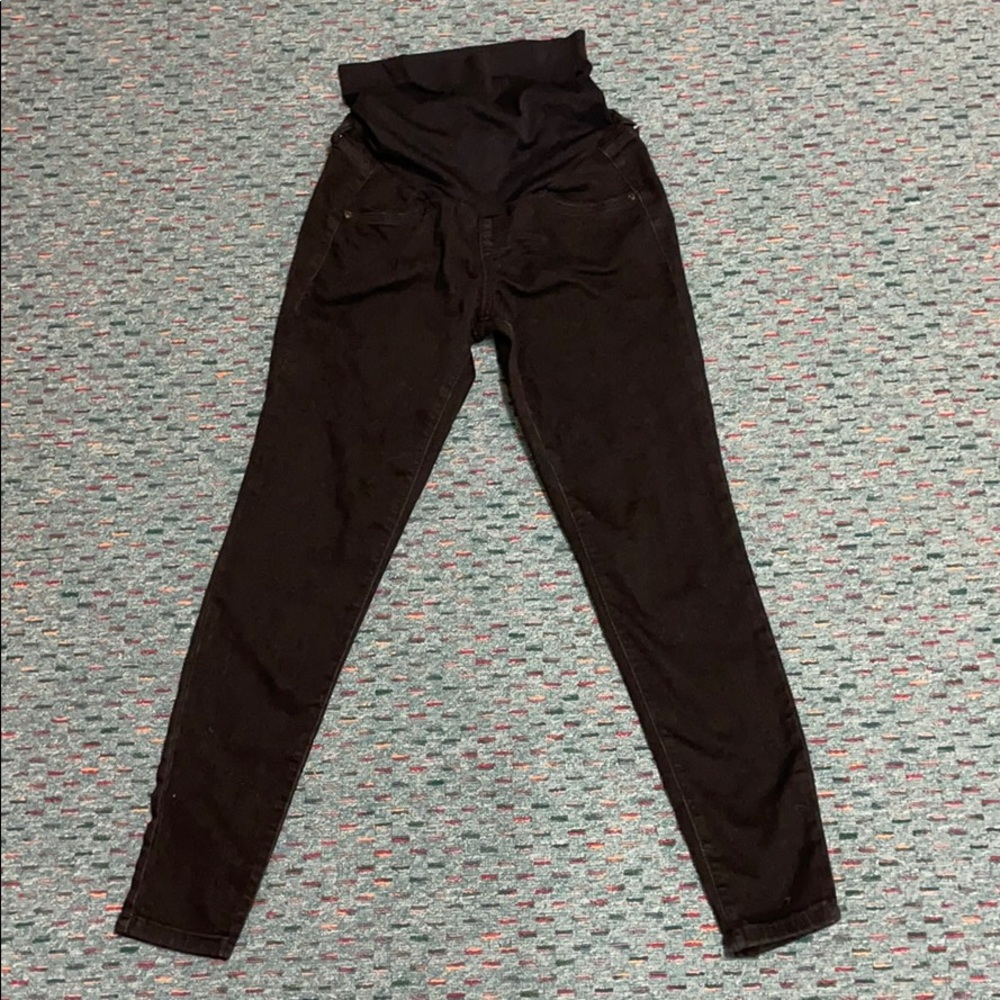 Like new black maternity jeggings
